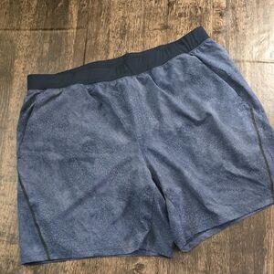 VRST Men's Navy Blue Athletic Shorts Lined 6" Inseam Sz XL